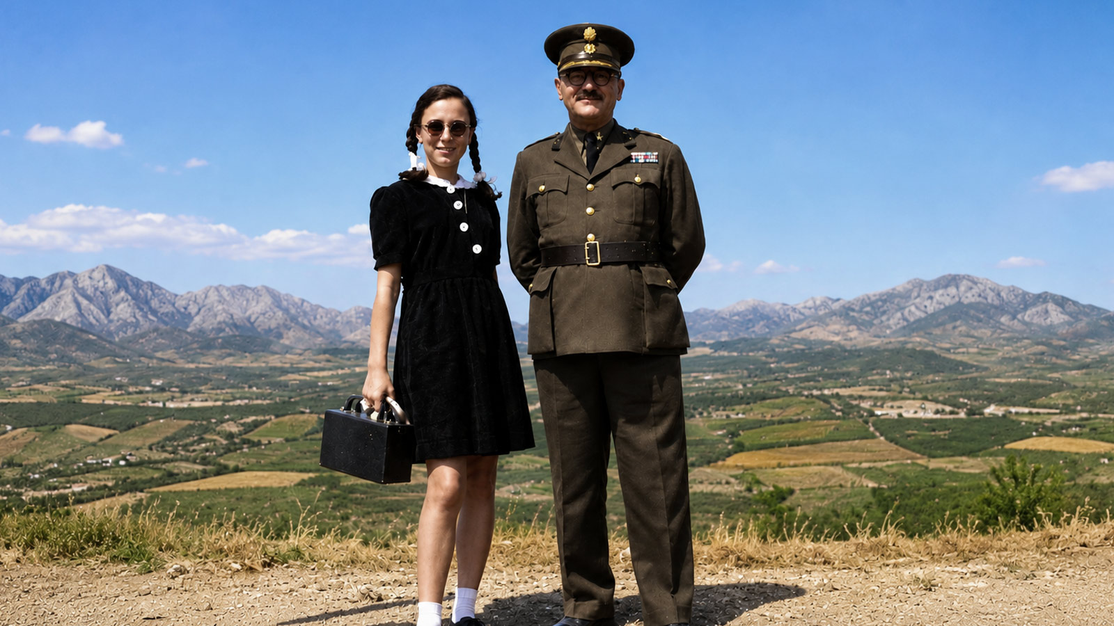 Lili Bita and her father.